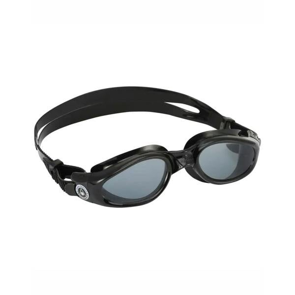 Sleek black and gray Aqua Sphere Kaiman tinted lens goggles