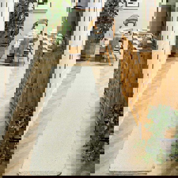 The Rugs Quality Tufted Washable Rug - Stylish Plain Design