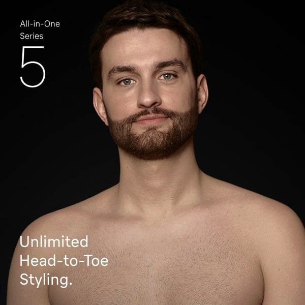 Braun All-in-One Series 5, AIO5560, 11-in-1 Grooming, Kit - Grey