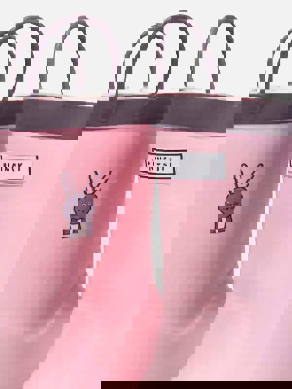 Roarsome Girls Hop The Bunny Rain Boots in Pink