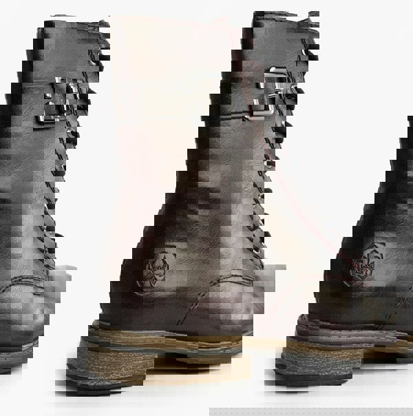 Rieker 74802-35 Womens Boots Red Combination