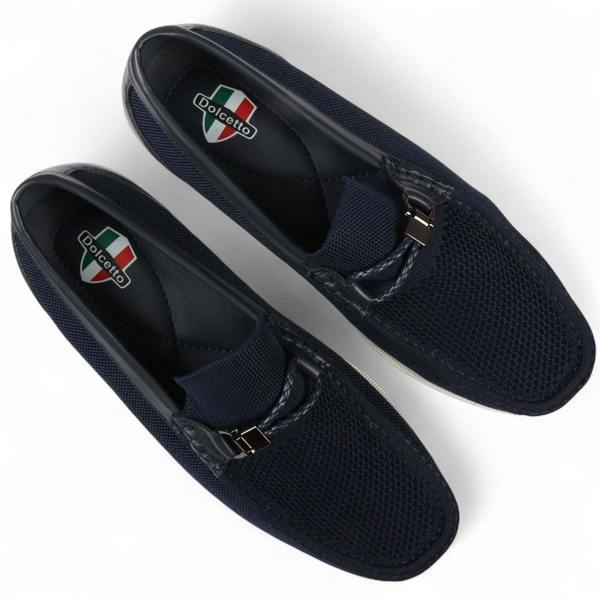 Dolcetto Men's Lightweight Mesh Slip-On Breathable Loafers