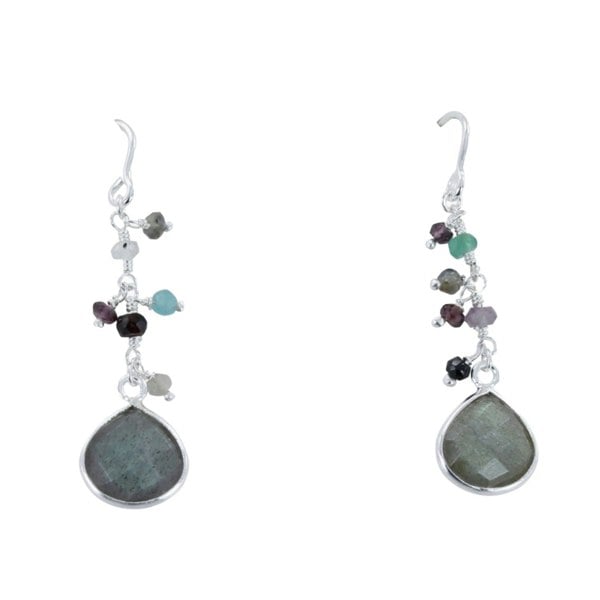 Sophie Labradorite Stone Drop Earrings - Reeves & Reeves