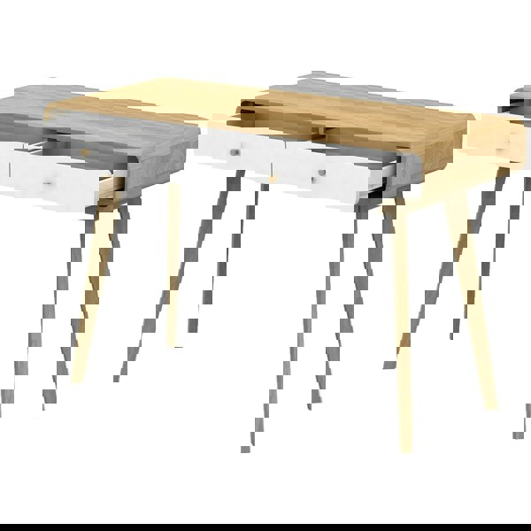 Dorel Home Cassie Desk 2 Drawers OakWhite120x50x79cm