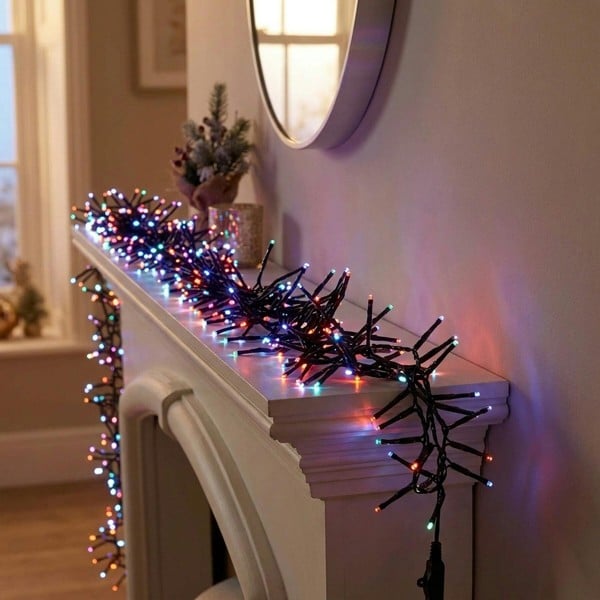 Garden Greatness Dazzling Mains Operated 750 LED Cluster String Lights