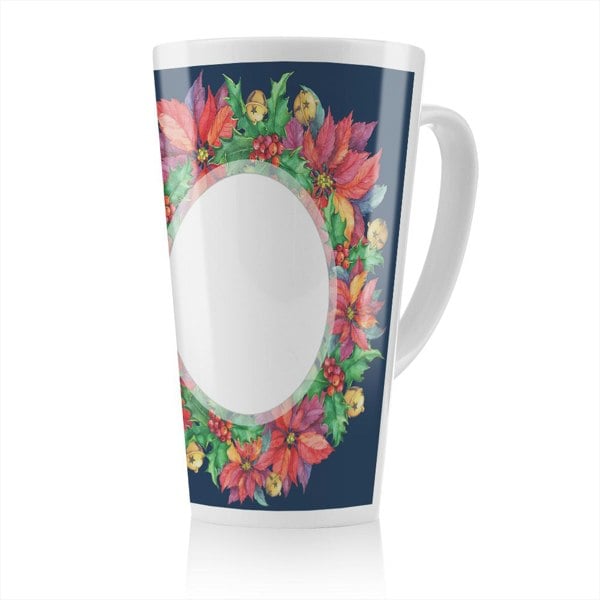 Benjamin Tate Design Holly & Bright Leaves Latte Mug