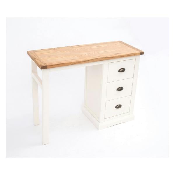 Cabinet Bits Cosenza 3 Drawer Desk - Dressing Table Brass Cup Handle