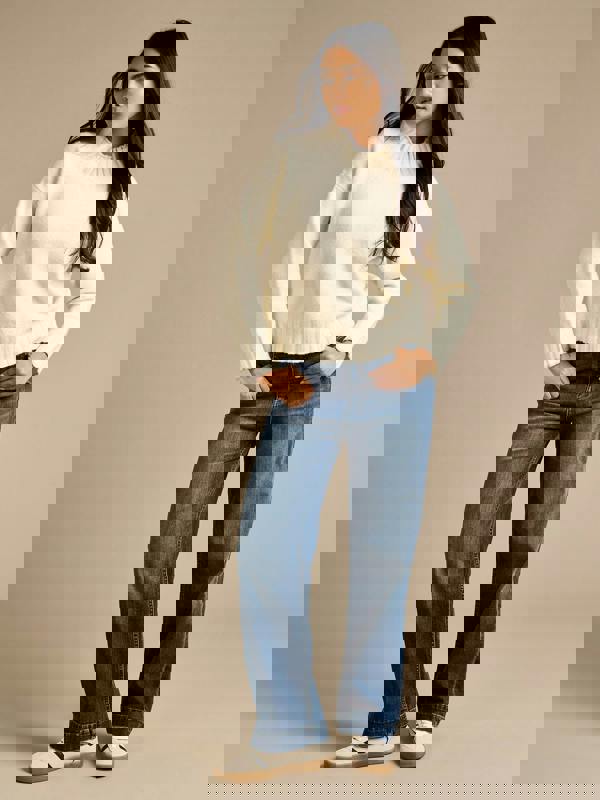 GWD Kipling Cream High Neck Jumper