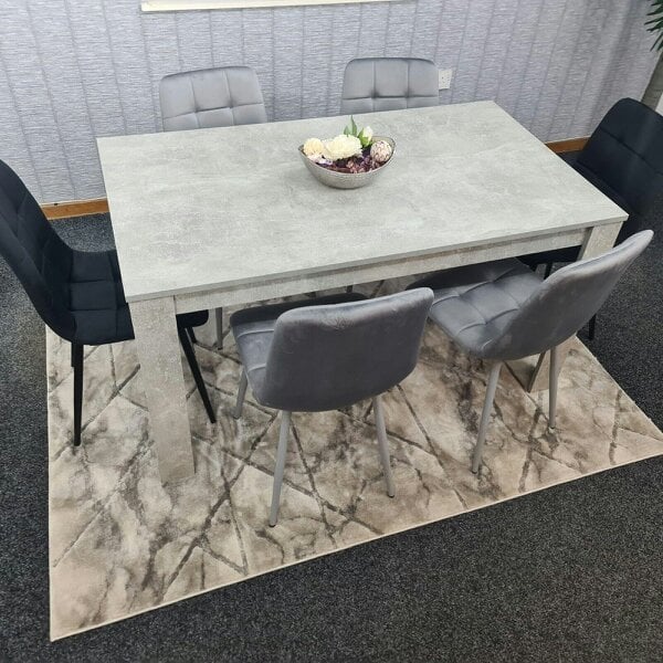 Kosy Koala Dining Table Set with 6 Chairs Dining Room and Kitchen table set of 6