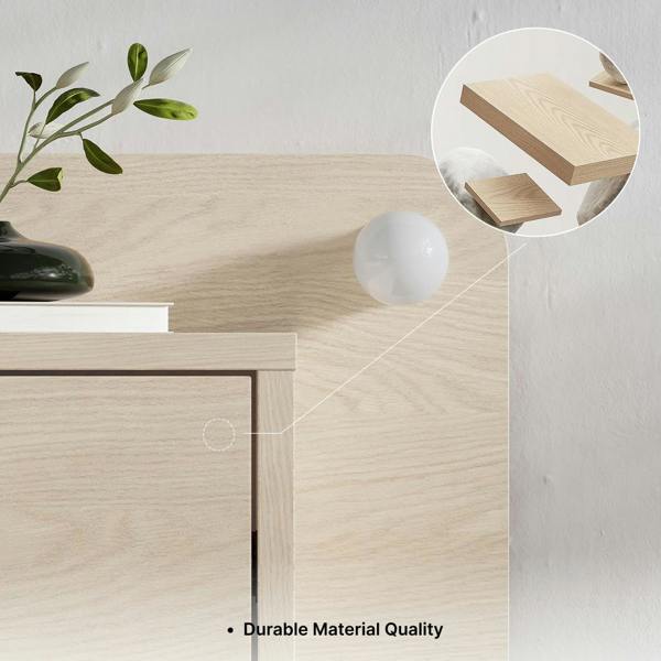 Decortie Floating Bedside Table with Drawer, LED Light in 3-Tones 33.5cm Wall-mount Bedroom Storage Unit