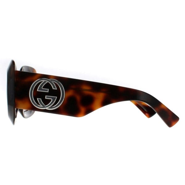 Gucci Sunglasses GG1695S 002 Havana with Silver Brown