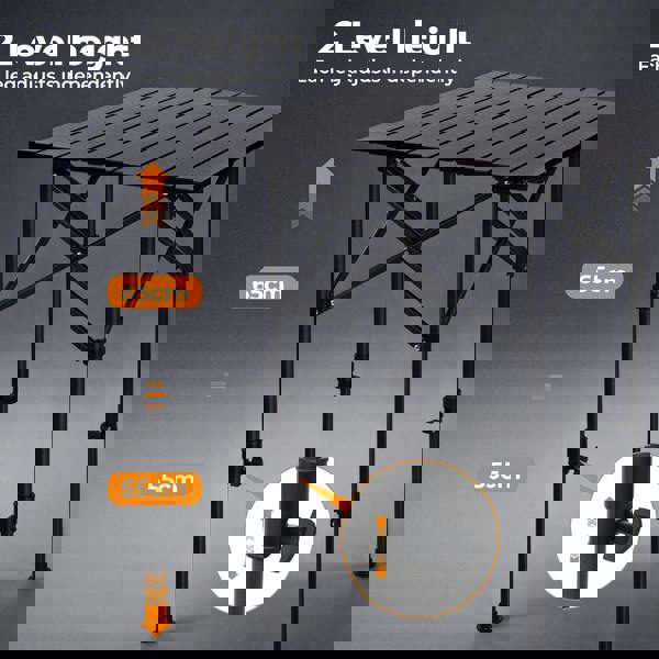 Levede Folding Camping Table with Carry Bag Portable Picnic Garden BBQ Fishing