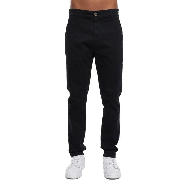 Crosshatch Mens Roysden Chinos - Black
