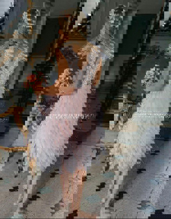 Girl swirling in dress