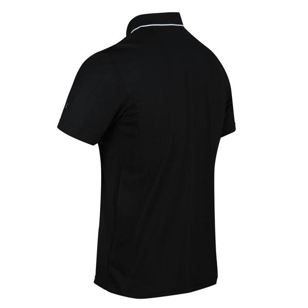 Regatta Mens Maverick V Active Polo Shirt - Black - 