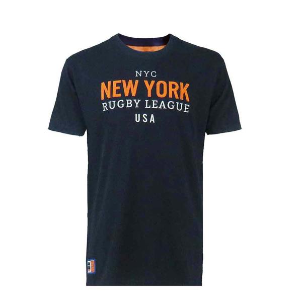 New-York-T-Shirt-Rugby-League-Navy-front