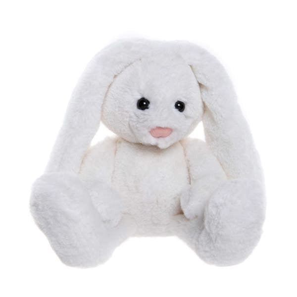 Charlie Bears Bramble Bunny - Bear & Me Blossom White Soft Plush Animal Cute Rabbit Woodland Creature Toy - 30cm/12 Inches Tall