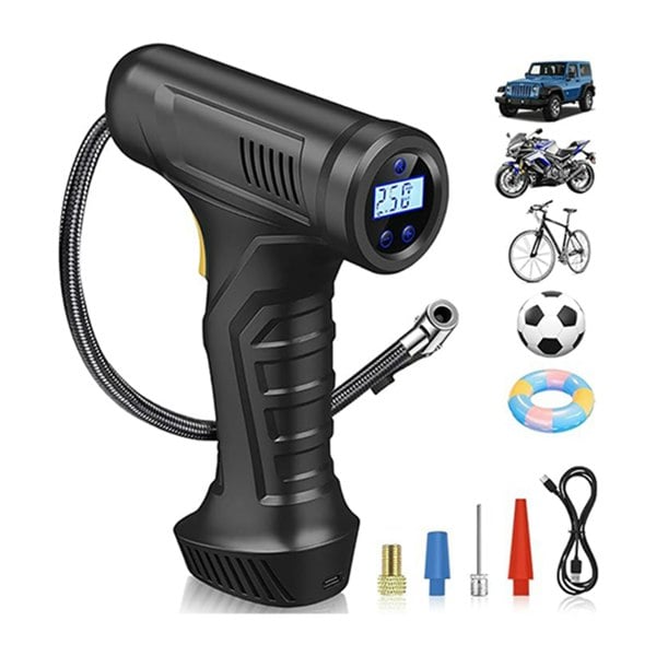 Dragodirect Portable Cordless Air Compressor 12V Tire Inflator 150 PSI USB