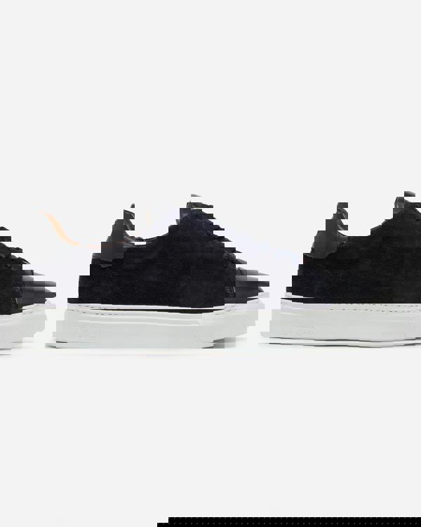 Oliver Sweeney Capelo Calf Suede Mens Cupsole Trainers - Navy