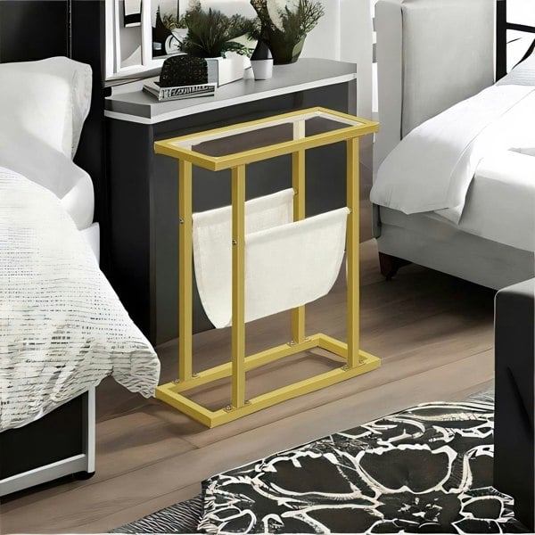 Rafaelo Mobilia Gold Side Table