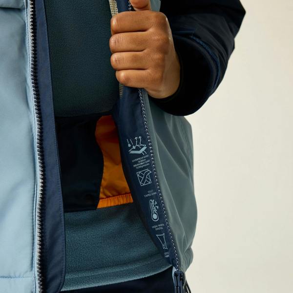 Dare 2B Childrens/Kids Wing It Ski Jacket - Navy/Dusky Blue - 