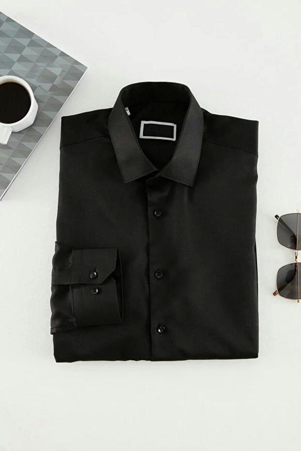 WOVCOR Slim Fit Easy Iron Smart Men’s Shirt