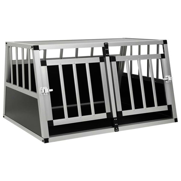 Berkfield Dog Cage with Double Door 89x69x50 cm