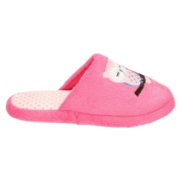 Spot On Ladies Spot On Owl Print Mule Slipper