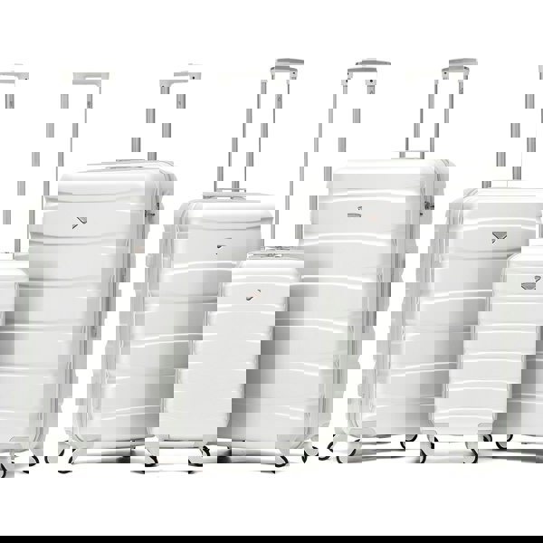 Flight Knight Set of 3 Hard Shell Suitcase Cabin & Check in Cases with TSA Lock