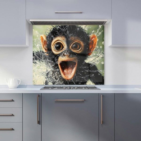 Warren Reed - Designer Excited Monkey in the Water Kitchen Splashback