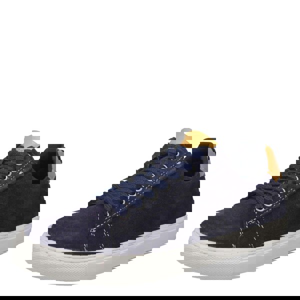 HX London Romford Suede Smart Casual Lace Up Trainers