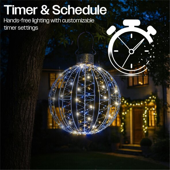 Scotts of Stow Xmas Haus Micro Led Ball 5m Lead