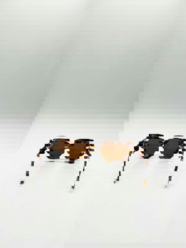 SVNX Cat-Eye Sunglasses with Side Detail in Tortoiseshell