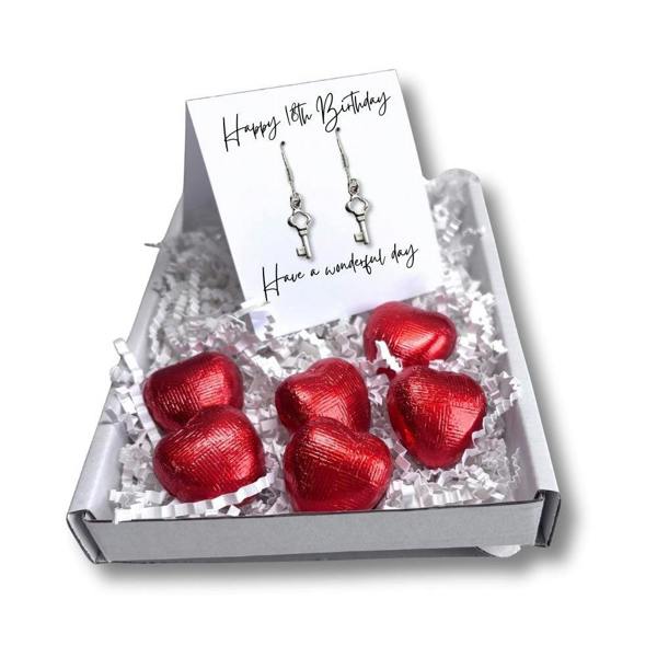 Aye Do Gifts Happy 18th Birthday Earrings Mini Gift Hamper