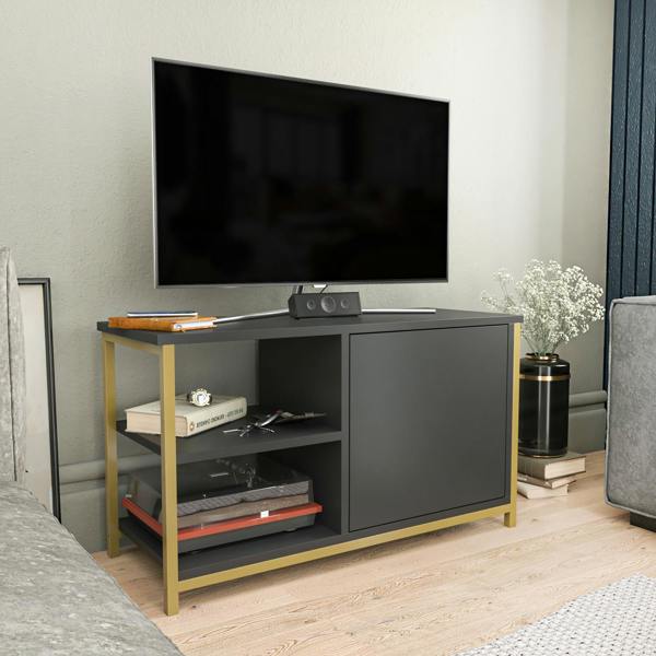 Decorotika Muskegon Modern Tv Stand TV Cabinet for TV's up to 41"