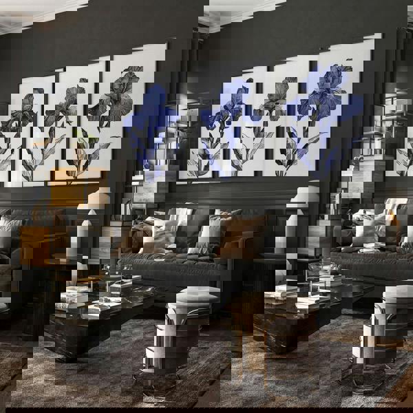 Canvas Pictures For Walls | Set of 3 Botanical Wall art Prints