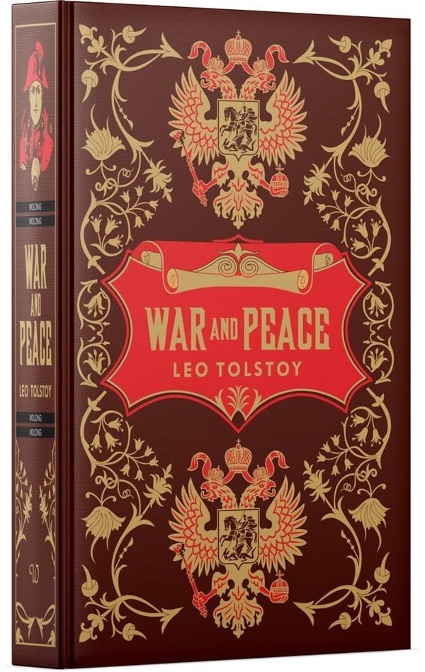 War and Peace by Leo Tolstoy (Leather Bound)