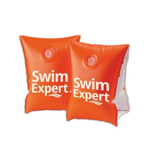 Bright orange SwimExpert adult arm bands for 60kg+