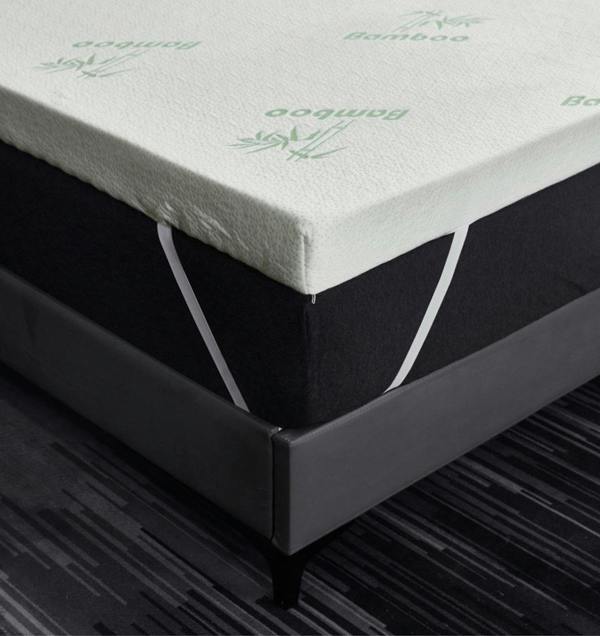 Ezysleep Super Soft Bamboo Bounce Back Foam Mattress Topper - 10cm