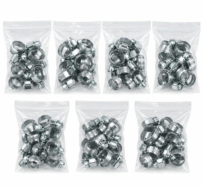 ATEK 7,500 Jubilee Hose Clips 8-20mm Assorted Sizes 750 Packs of 10 Clearance