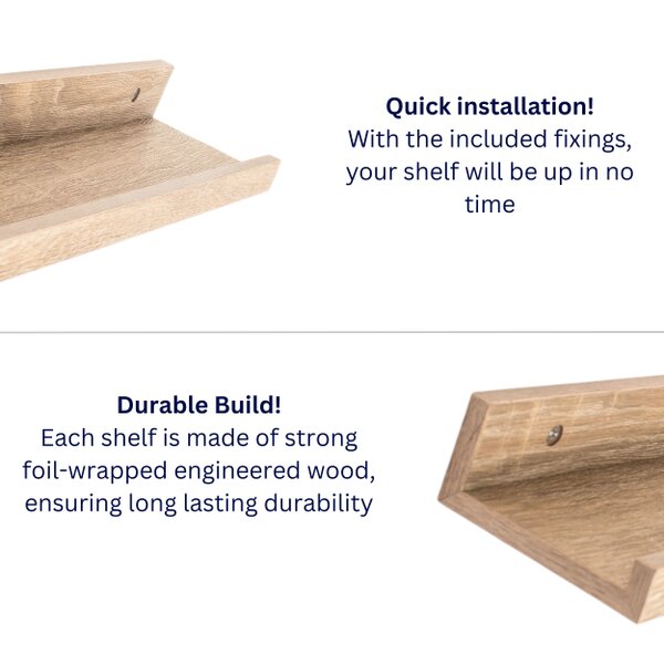 Core Products Dura Display Shelf Kit, Lipped Edge, Foiled Finish