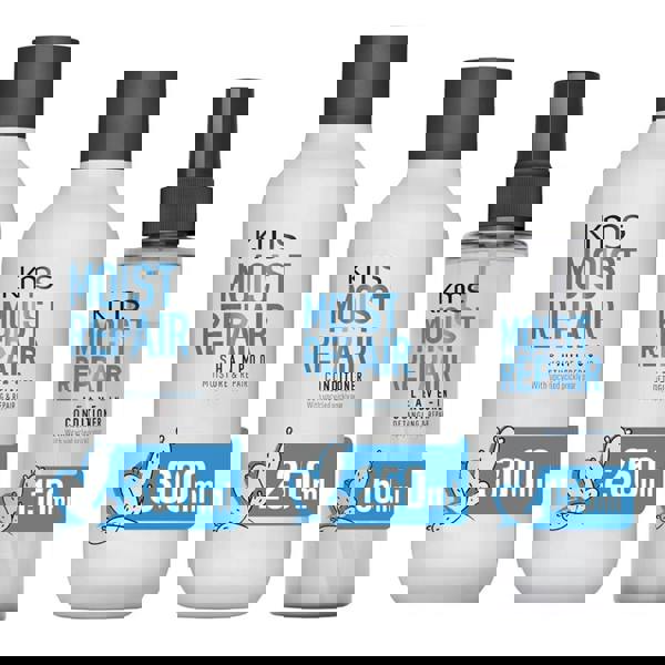KMS Moist Repair Shampoo Conditioner Leave-In Conditioner