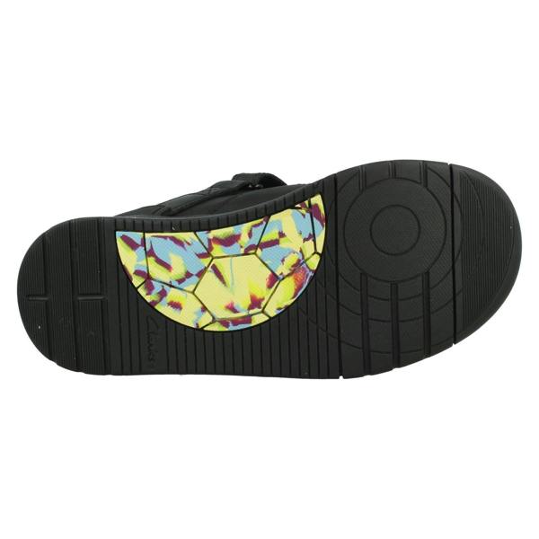 Clarks Boys Clarks Fold-Over Tongue School Shoes Laser Track K