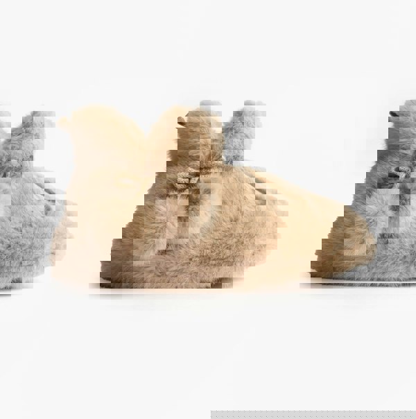 Totes Toasties FAUX FUR Boot Slippers Womens Oat