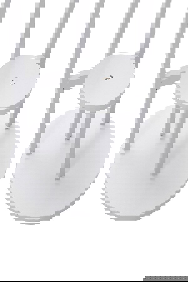 Living and Home 4 Tier White Plant Stand Indoor Tall Corner Round Flower Pot Stands