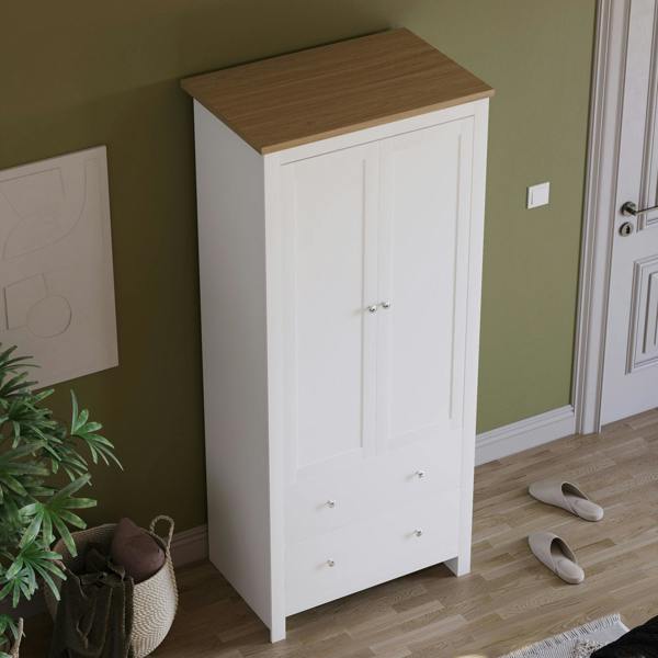 Vida Designs Arlington 2 Door 2 Drawer Wardrobe