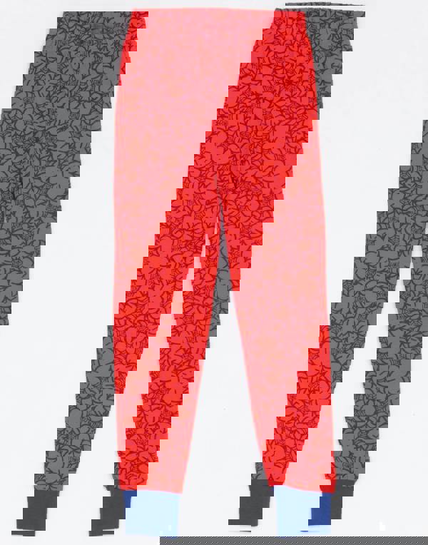 Marvel Boys Red Spider-Man Short Sleeve Long Leg Pyjama Set