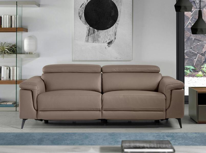 Angel Cerdá Relax sofa in mink leather 6105/6106