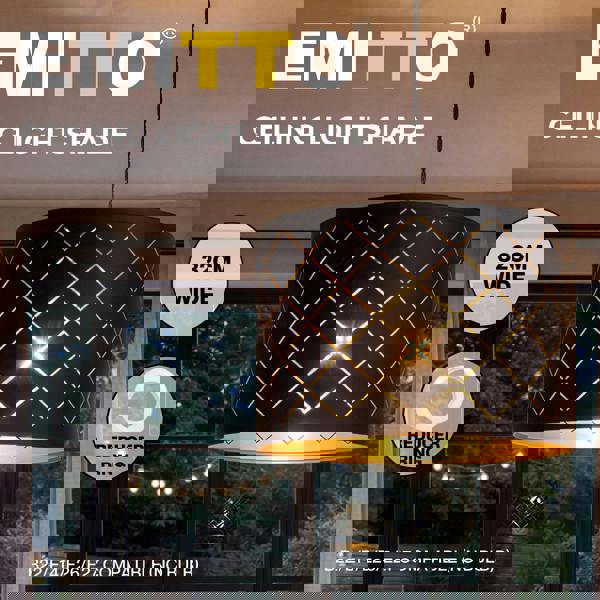 Emitto Ceiling Light Shade Pendant Drum Lampshade Lightshade Living Room Lamp