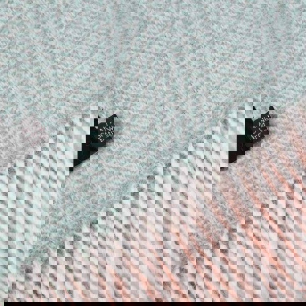 Evening Tales - Pure New Wool Blanket - Fluffy - Mint Blue - Heating & Plumbing London - Throw